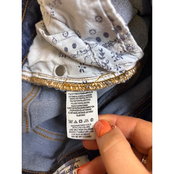 We the Free Boot Cut Stretch Button Fly Jeans Women's Size 24 - Picture 3 of 5